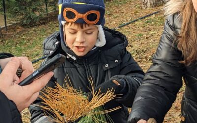 În această zi însorită de decembrie, șapte copii au vizitat lecțiile Grădinii Zoologice din Chișinău.