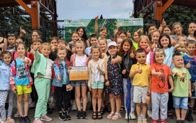 Дети из Хынчешть и сектора Чентру Кишинева посетили Бесплатно экспозицию Кишиневского зоопарка.